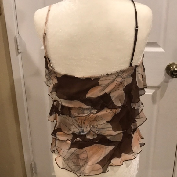 BCBG brown and blush camisole top - Picture 2 of 3